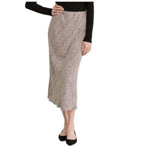 Jenni Kayne Leopard Print Slip Skirt Sz S